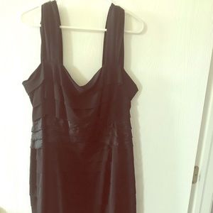 Jones NY Black Ruching Dress